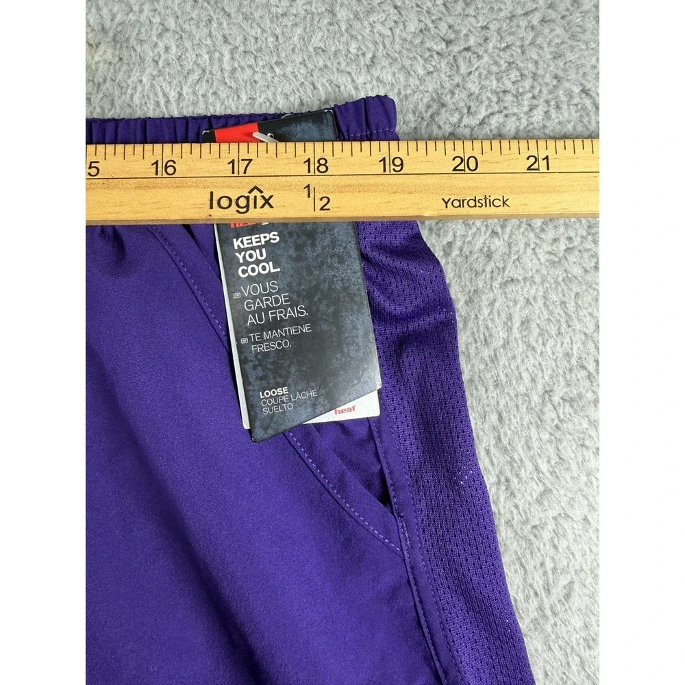 NEW Under Armour Heatgear mens Loose shorts Mens 2XL Purple running gym